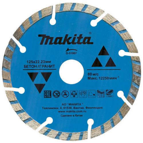 Алмазный диск Makita для бетона 180*22,23 мм (D-41741)